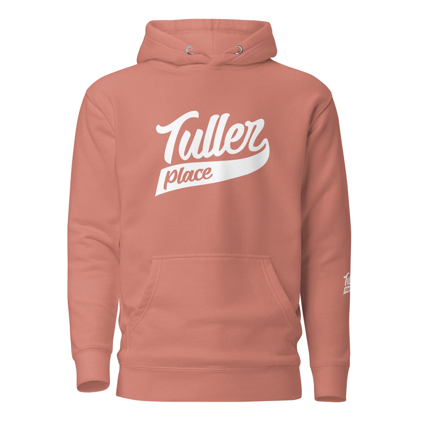 Tuller Place logo in white - Unisex Hoodie