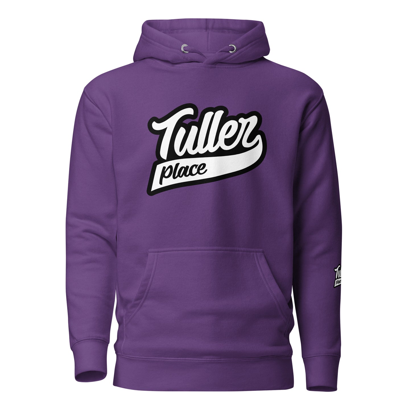 Tuller Place logo black&white - Men's Hoodie