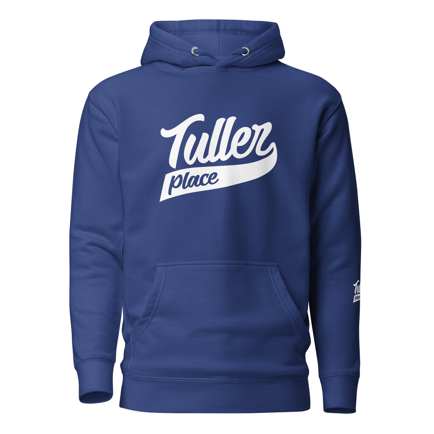 Tuller Place logo in white - Unisex Hoodie