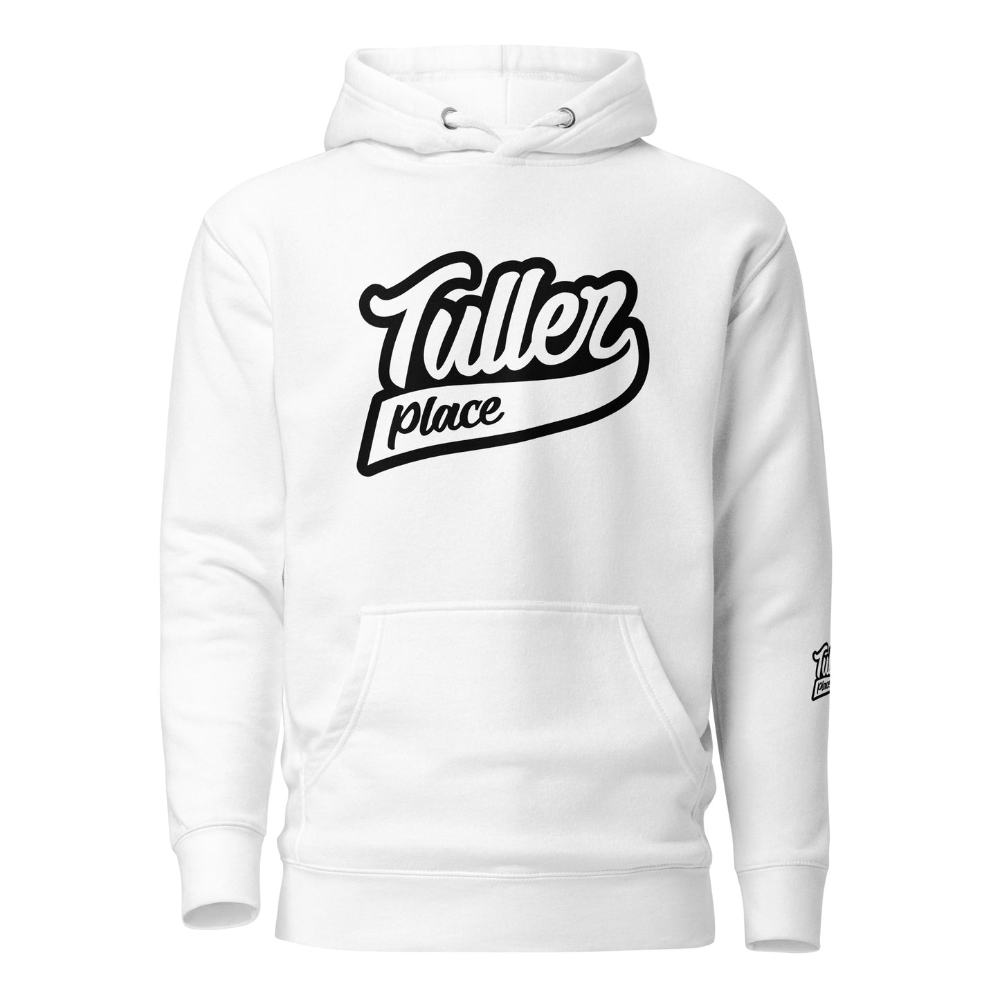 Tuller Place logo black&white - Men's Hoodie