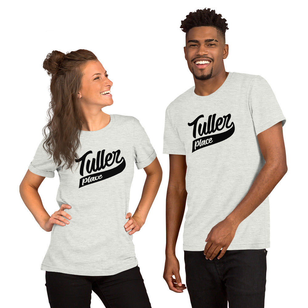 Tuller Place logo in black - Unisex t-shirt