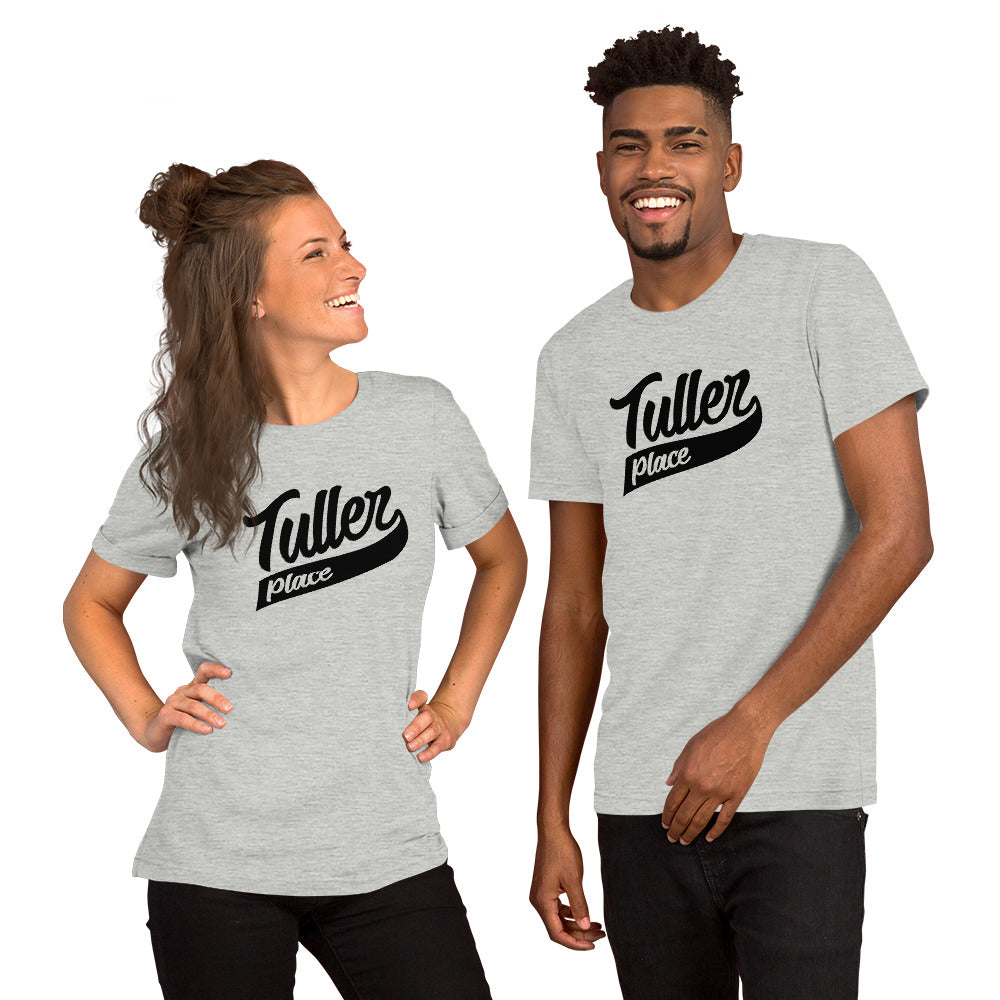 Tuller Place logo in black - Unisex t-shirt