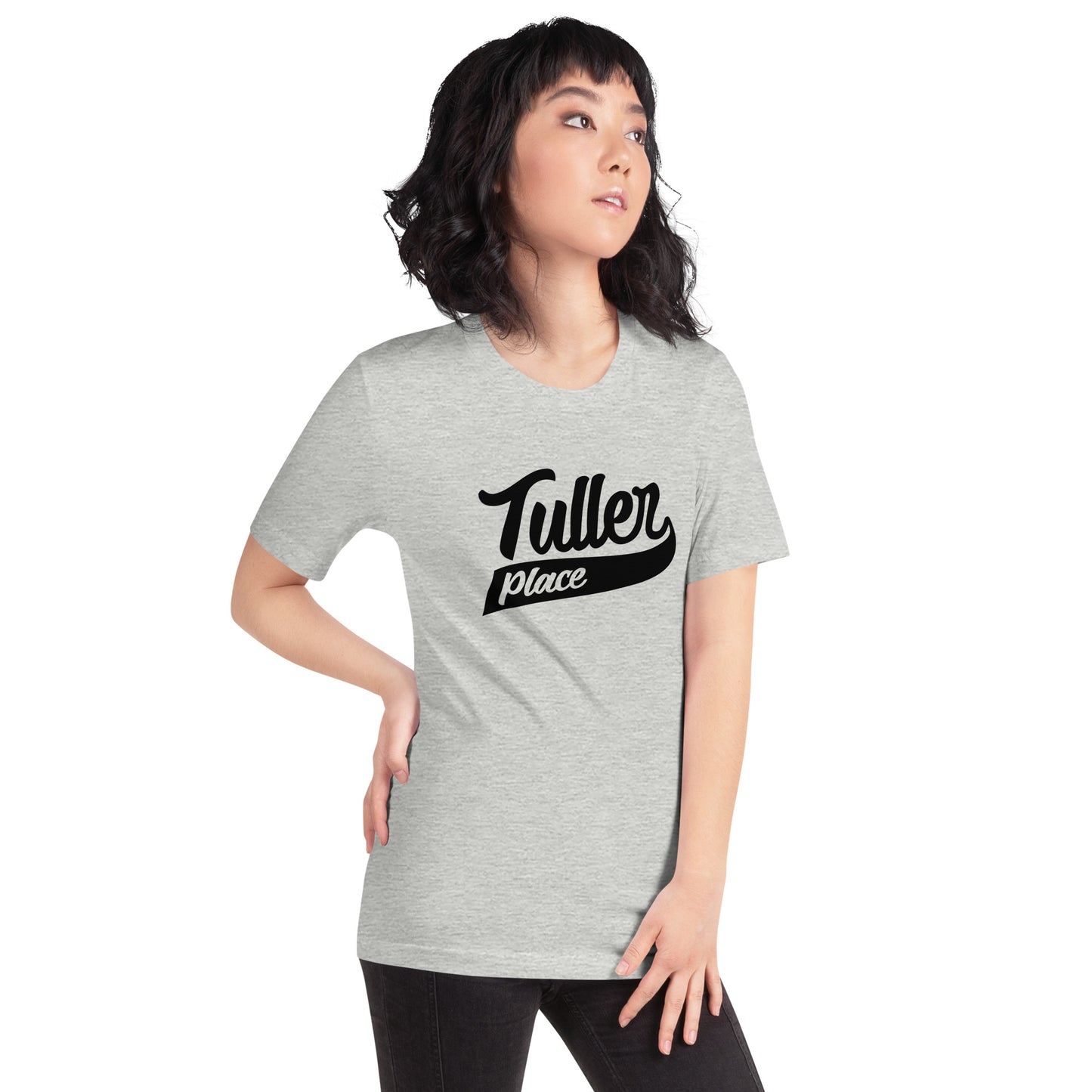 Tuller Place logo in black - Unisex t-shirt