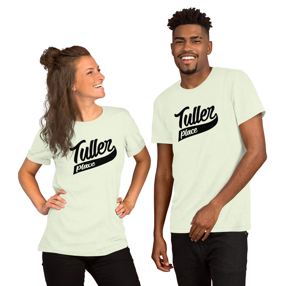 Tuller Place logo in black - Unisex t-shirt