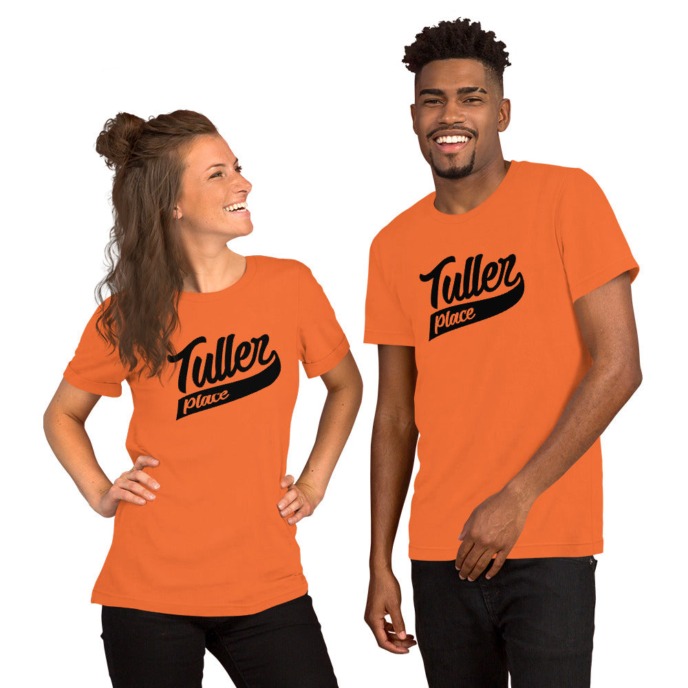 Tuller Place logo in black - Unisex t-shirt