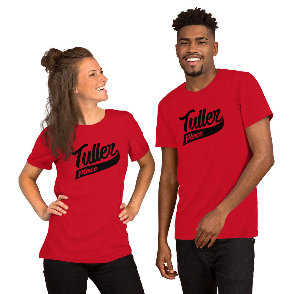 Tuller Place logo in black - Unisex t-shirt