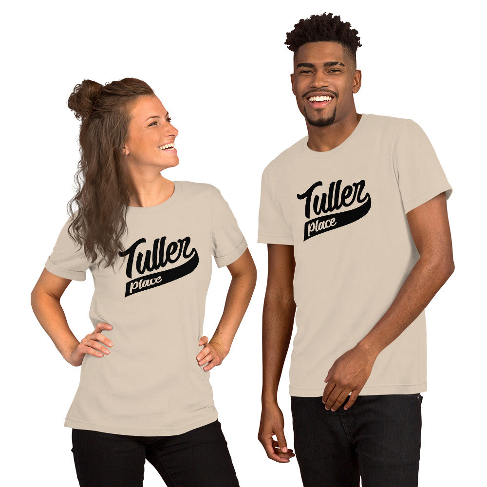 Tuller Place logo in black - Unisex t-shirt