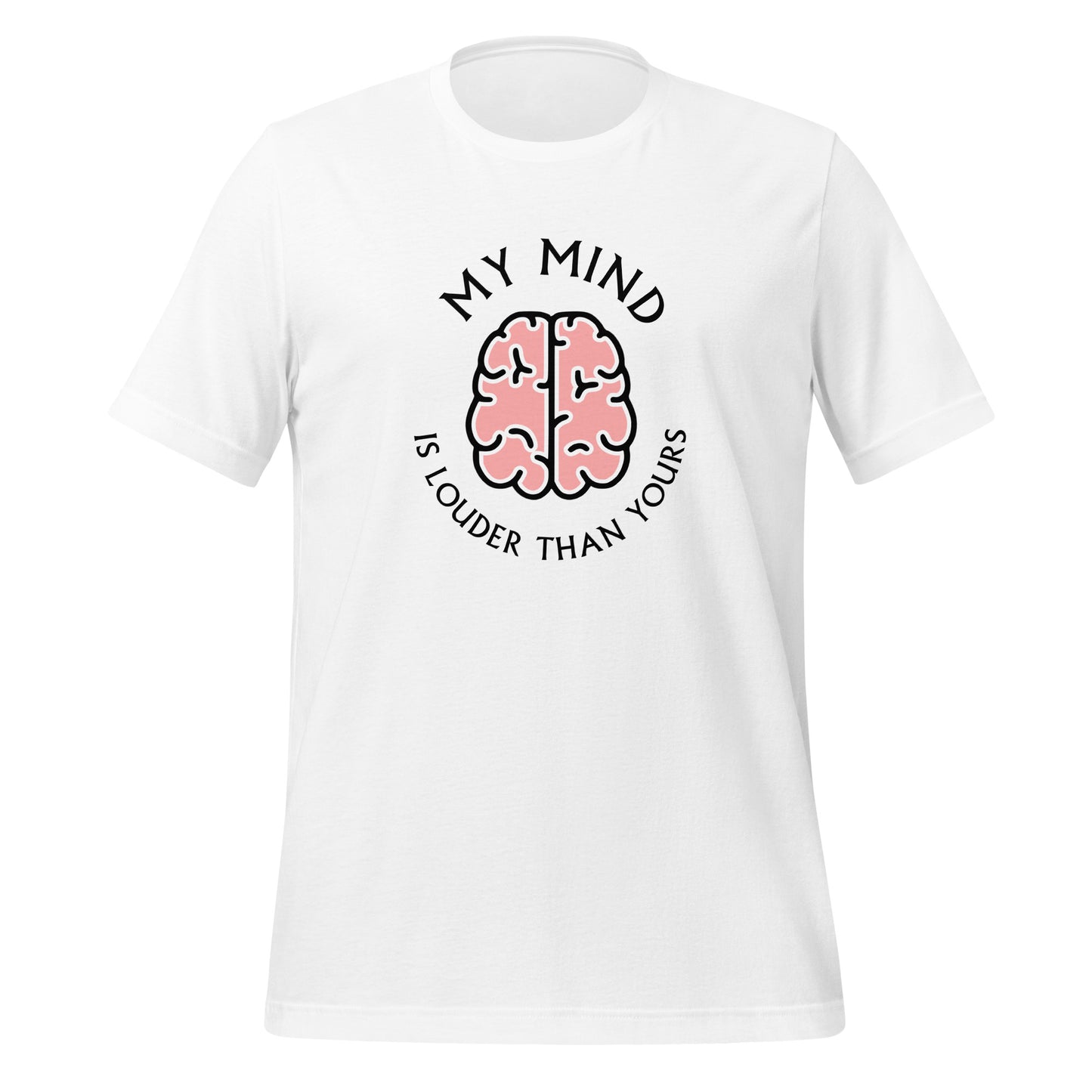 My mind is louder than yours - Unisex t-shirt