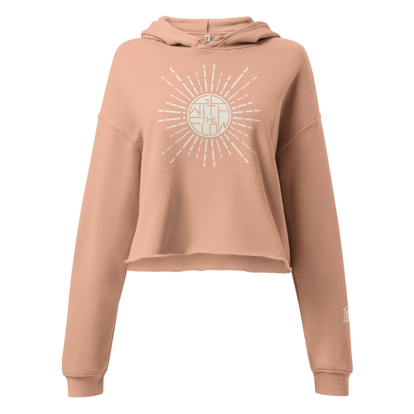 Go with the Flow - Crop Hoodie