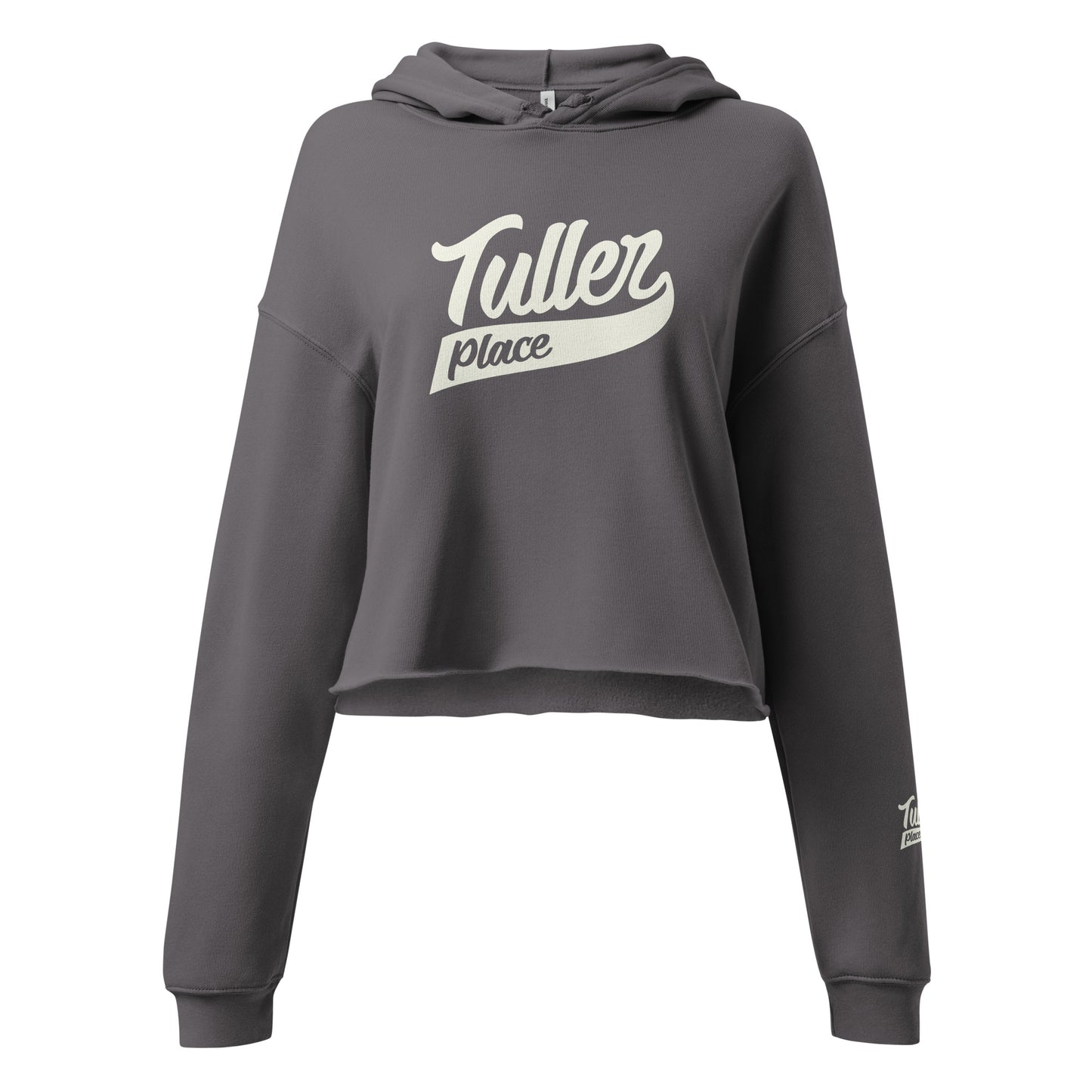 Tuller Place logo - Crop Hoodie