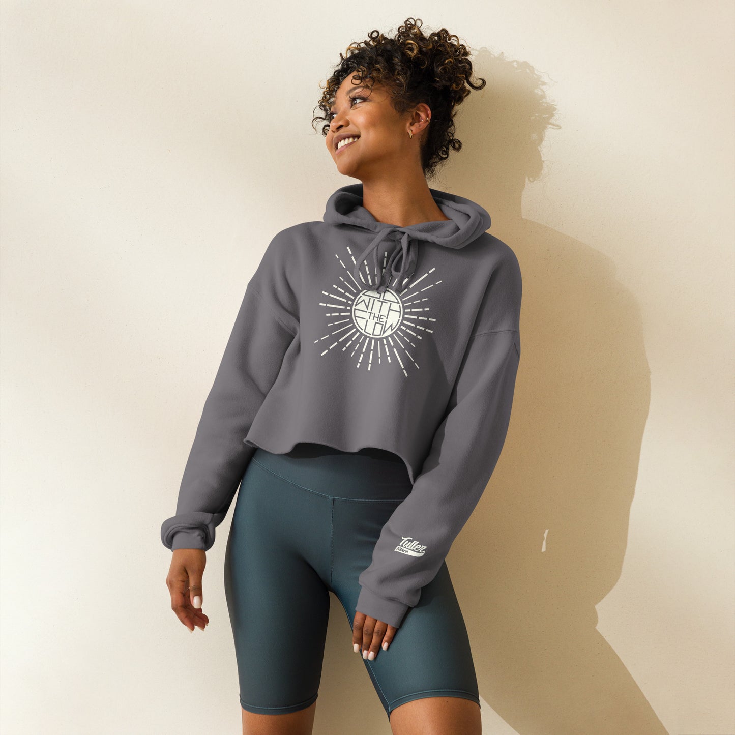 Go with the Flow - Crop Hoodie