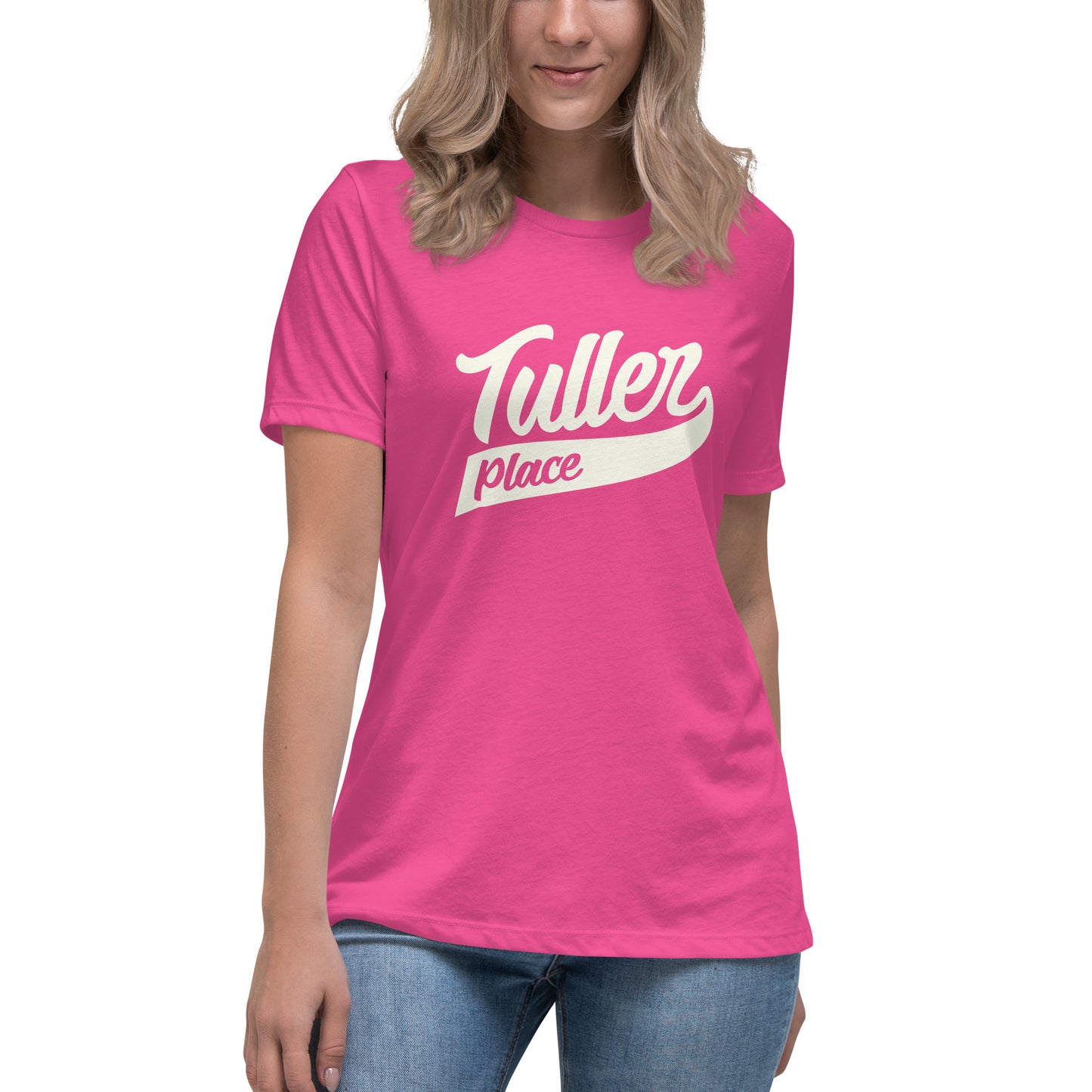 Off white Tuller Place logo - Women's Relaxed T-Shirt